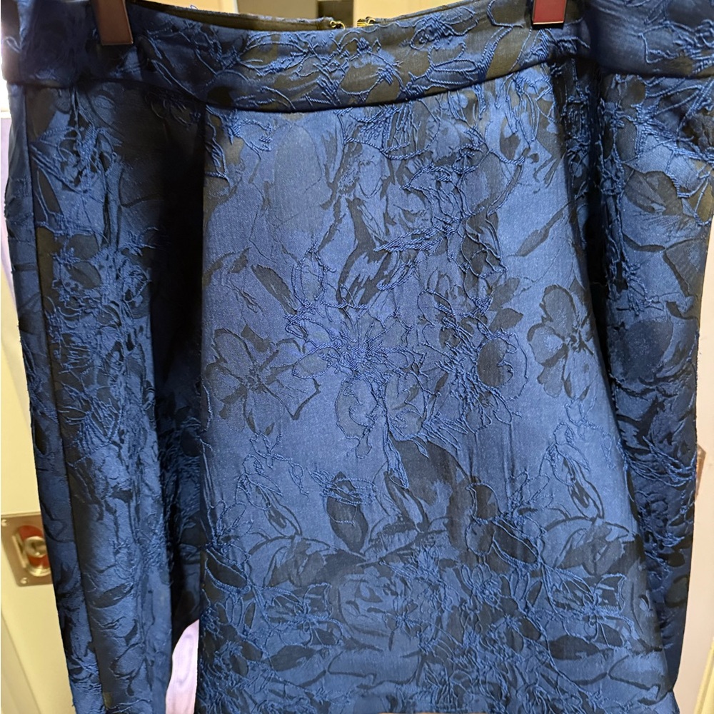 Alice + Olivia Navy Skirt
